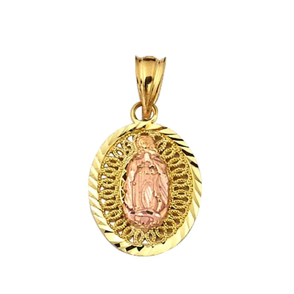 10K Yellow Gold 1.10 Grams Fashion Mary Wedding Pendent