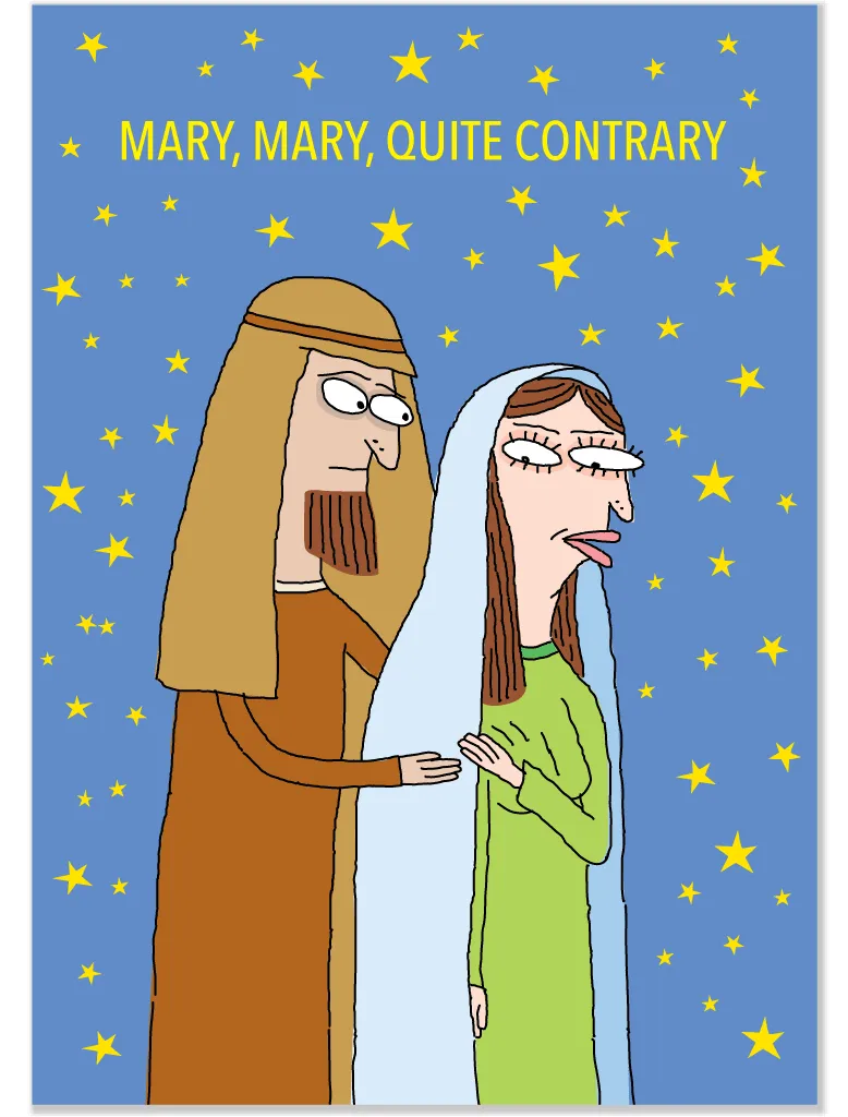 1256 Mary, Mary Christmas Card