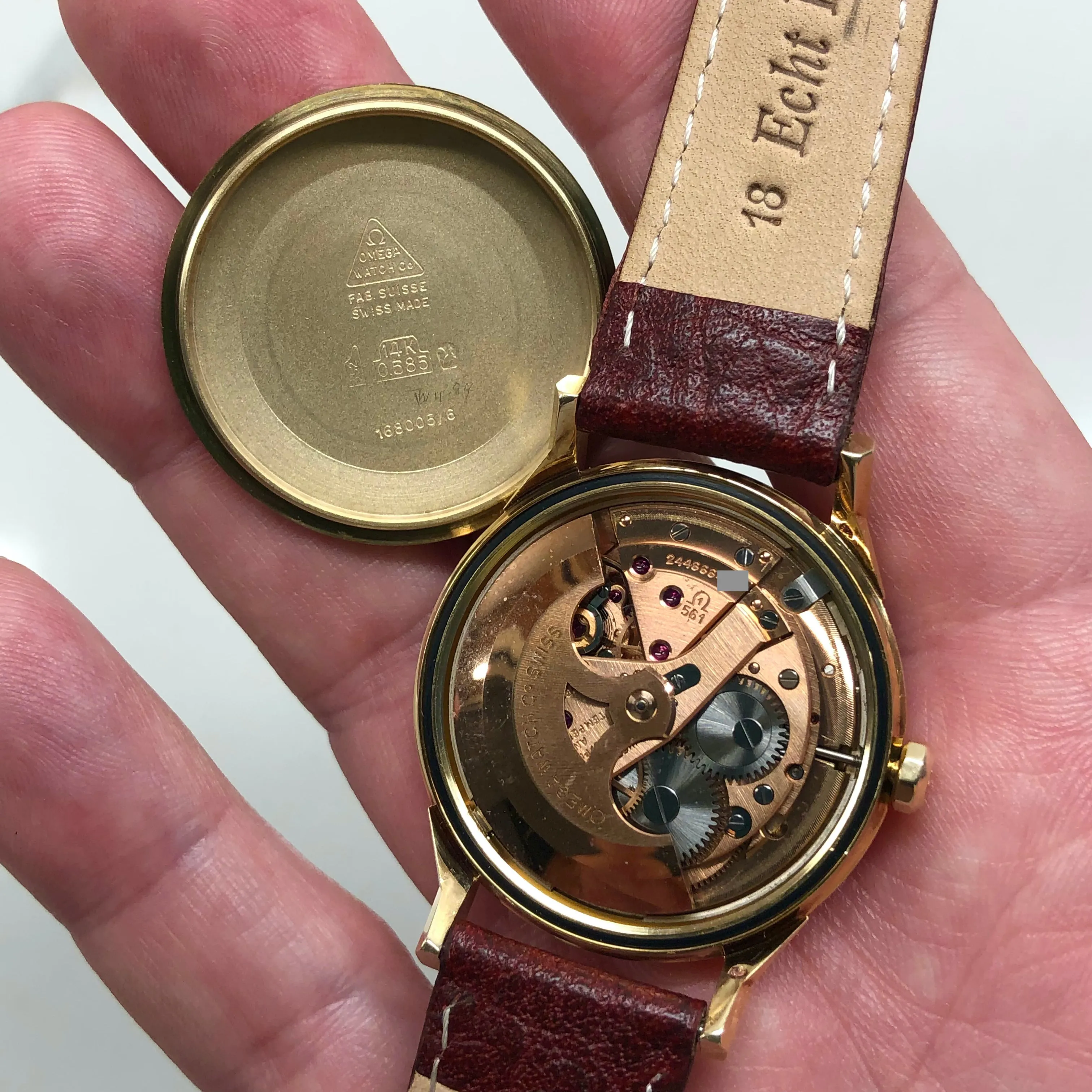 1966 Vintage Omega Constellation 168.005 Chronometer Cal. 561 Automatic 14K Solid Gold Wristwatch
