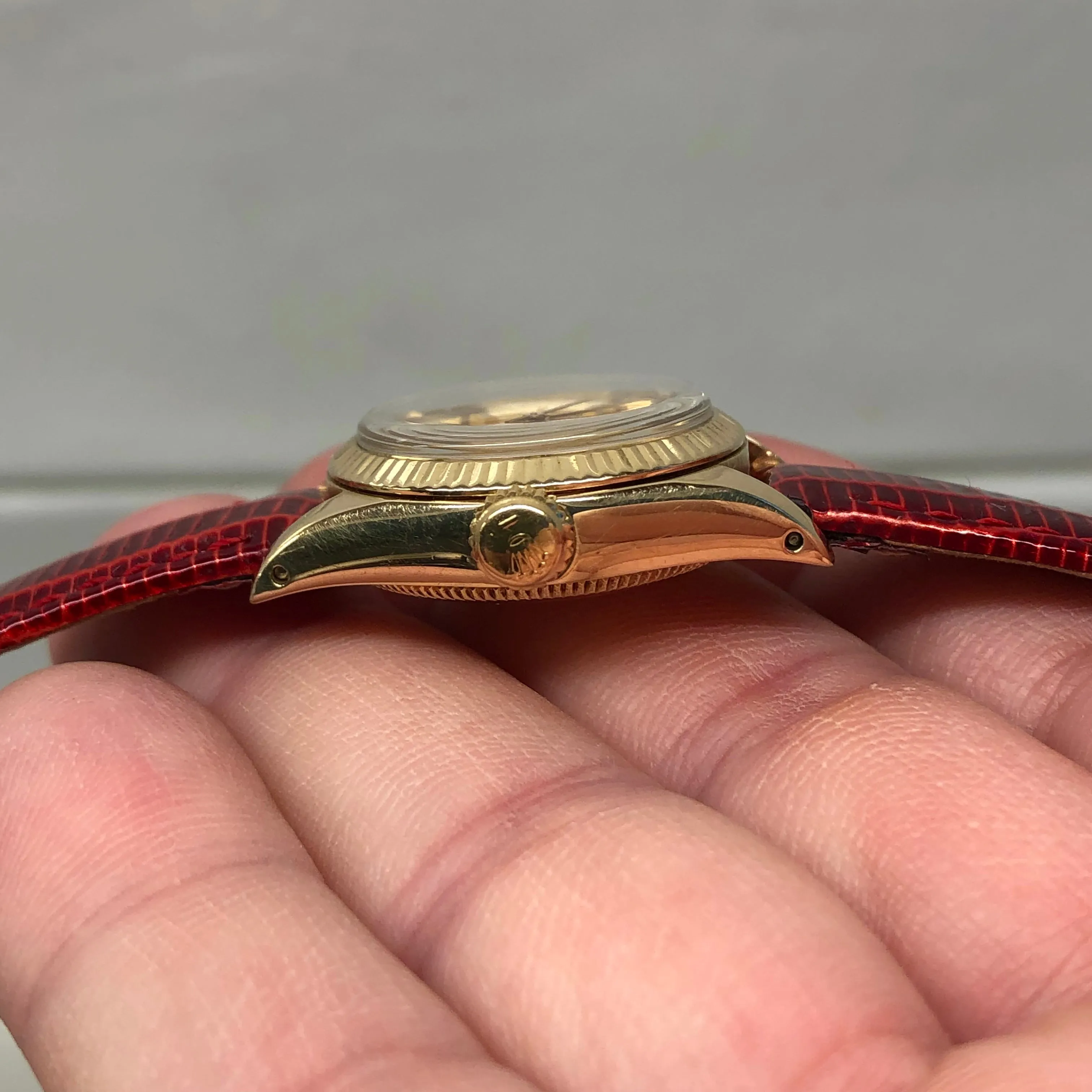 1979 Rolex Oyster Perpetual 6719 Tiffany & Co. 14K Yellow Gold Ladies Automatic Wristwatch