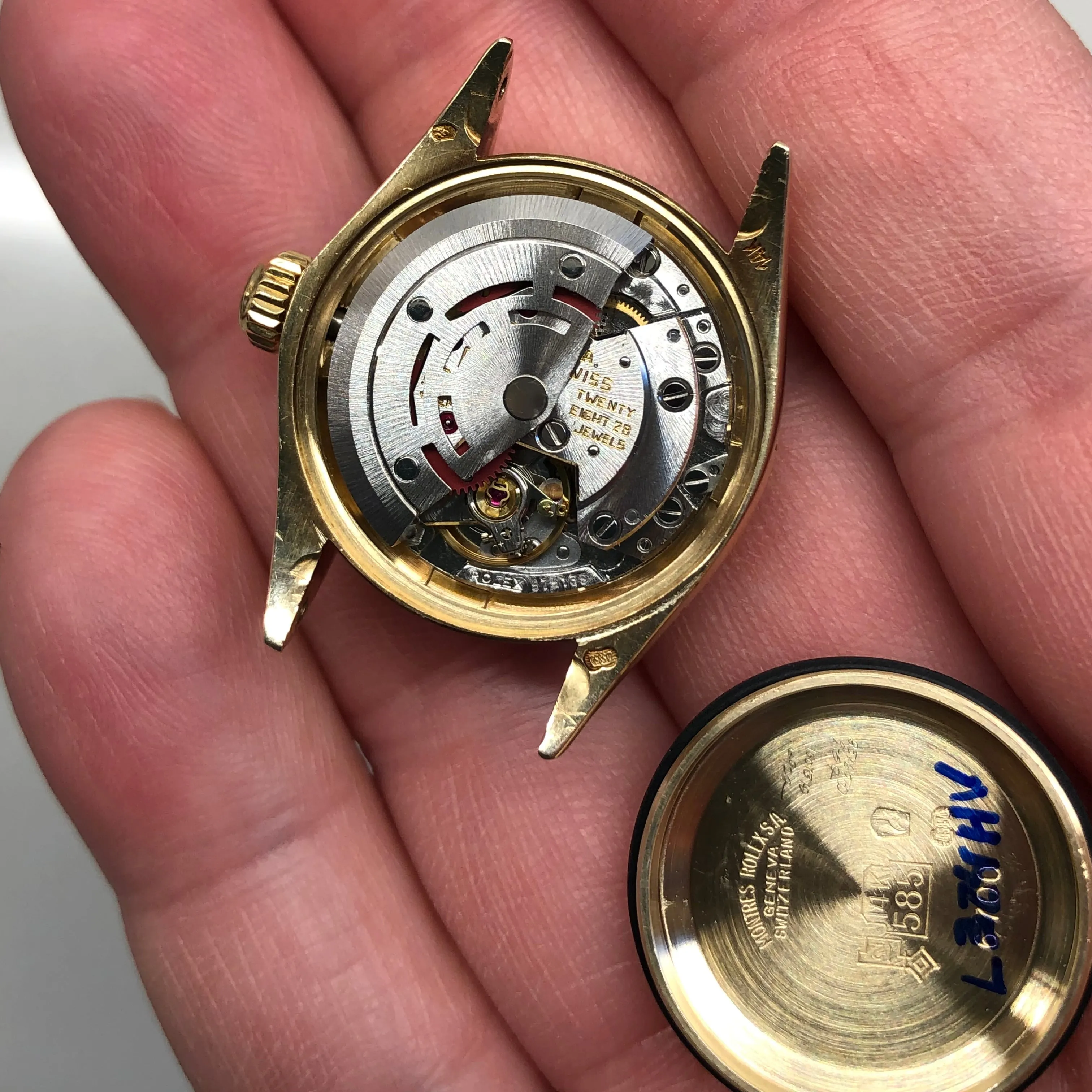 1979 Rolex Oyster Perpetual 6719 Tiffany & Co. 14K Yellow Gold Ladies Automatic Wristwatch