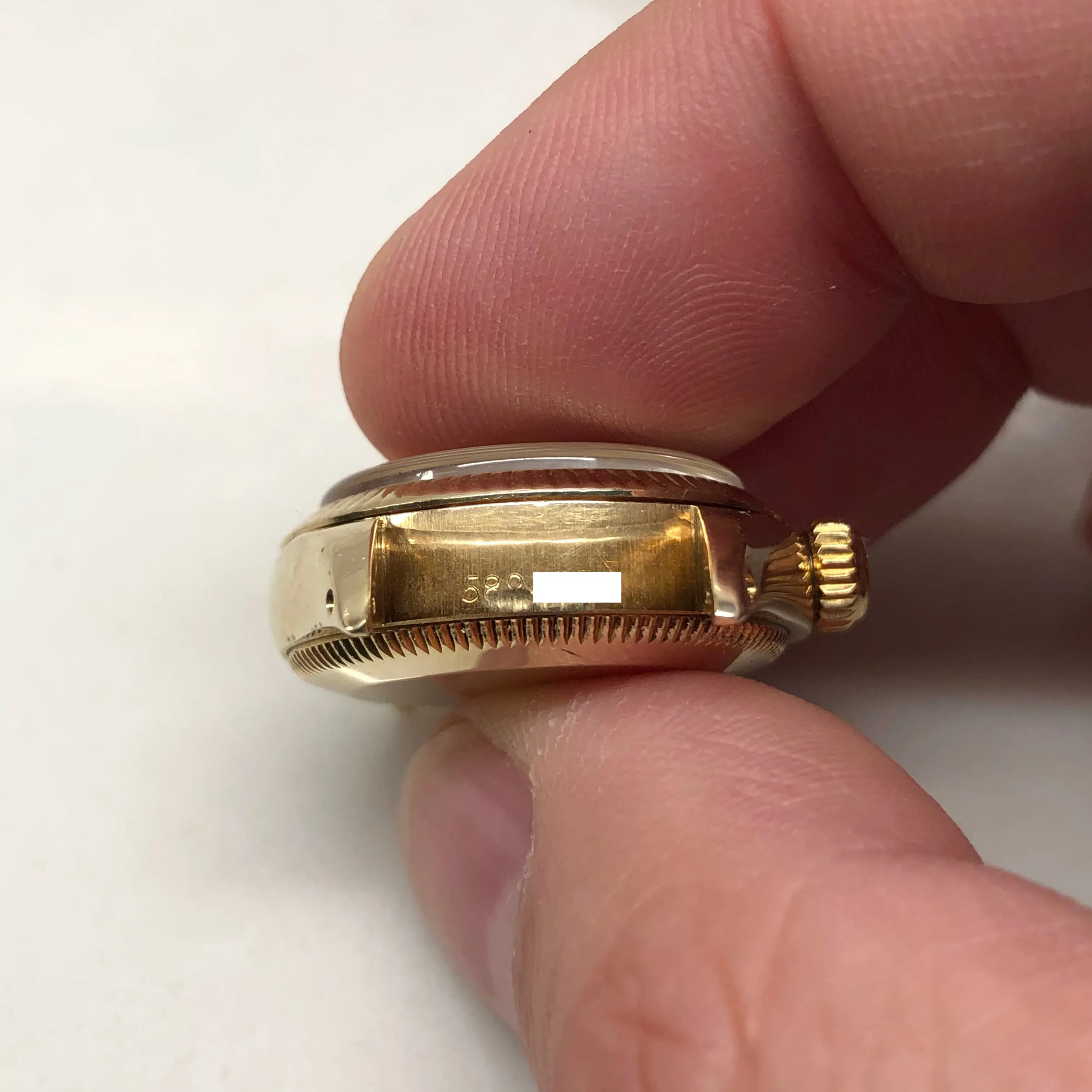 1979 Rolex Oyster Perpetual 6719 Tiffany & Co. 14K Yellow Gold Ladies Automatic Wristwatch