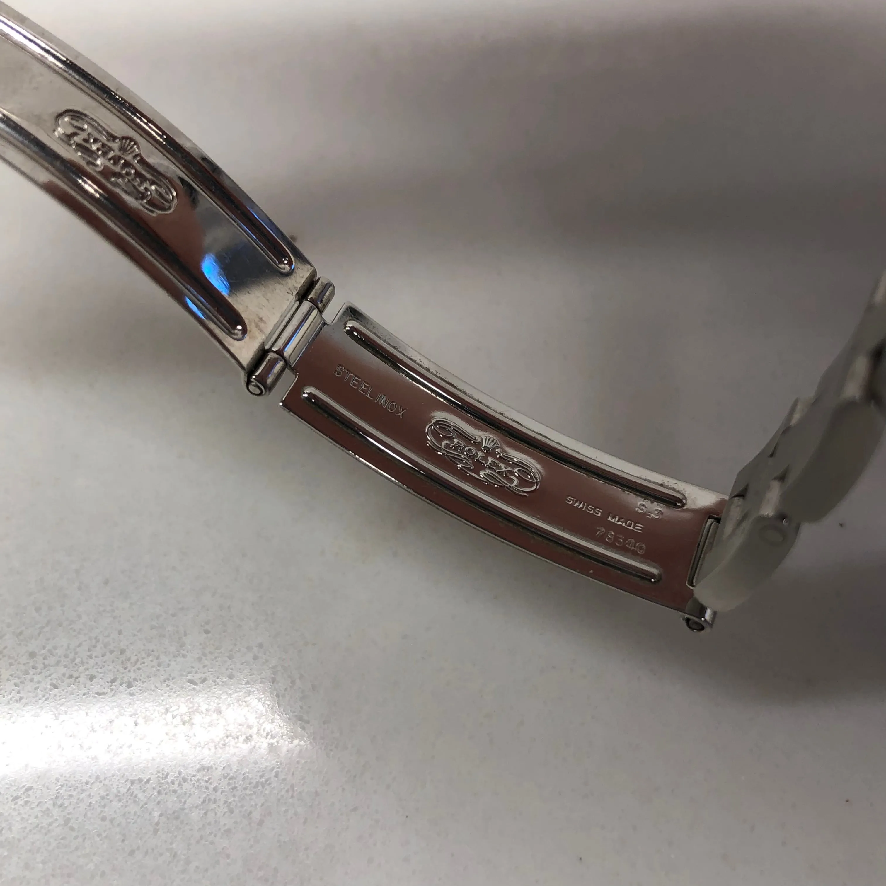 1991 Rolex Oyster Perpetual 67180 Domino's Pizza Logo Steel Oyster Automatic Wristwatch with Box and Papers