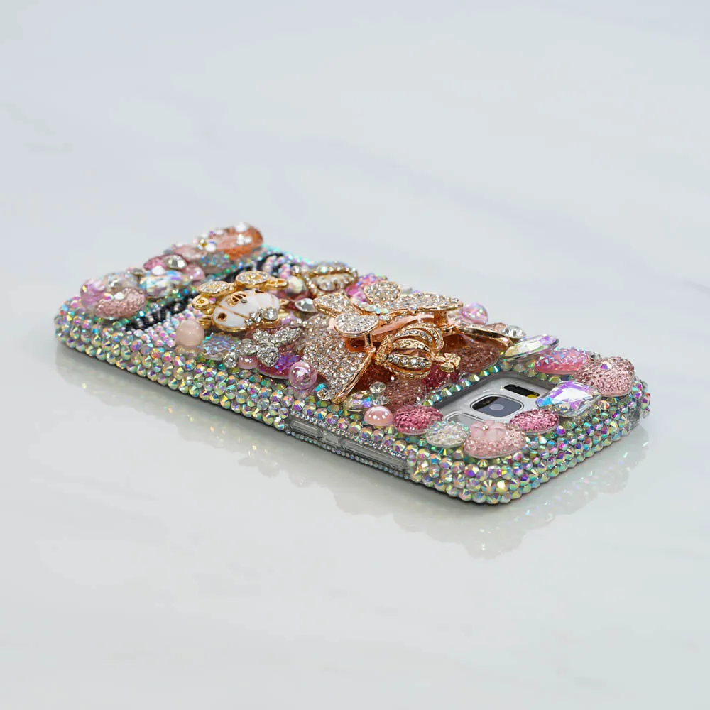 3D Butterfly Princess Personalized Name & Initials Design (style PN_1039)