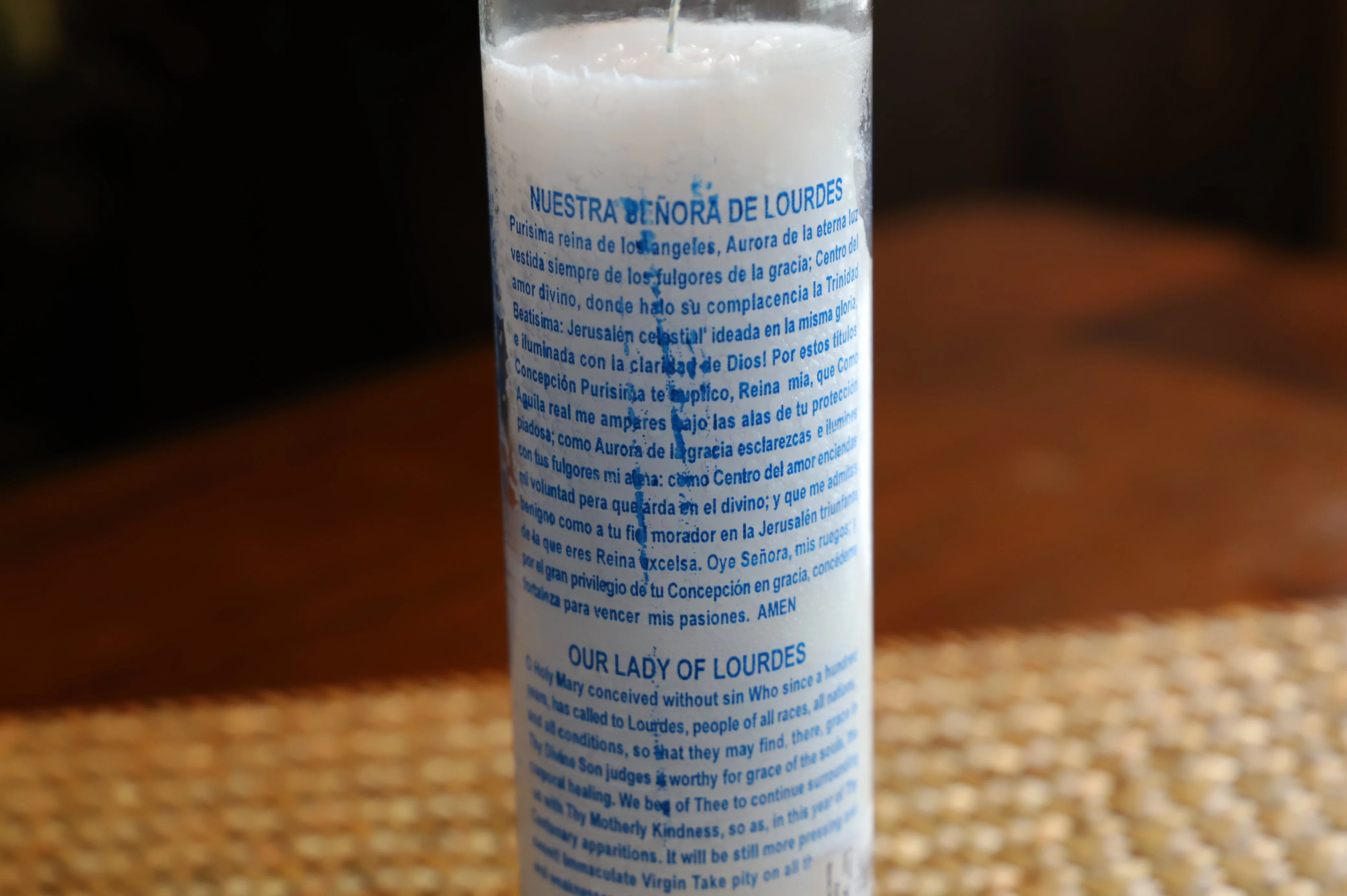7 Day Ritual Candle | Our Lady of Lourdes