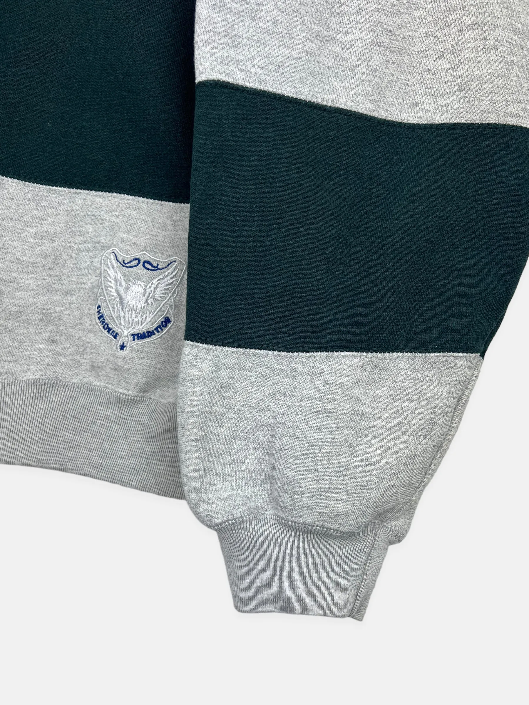 90's Cherokee Tradition Colour-Block Embroidered Vintage Sweatshirt Size XL