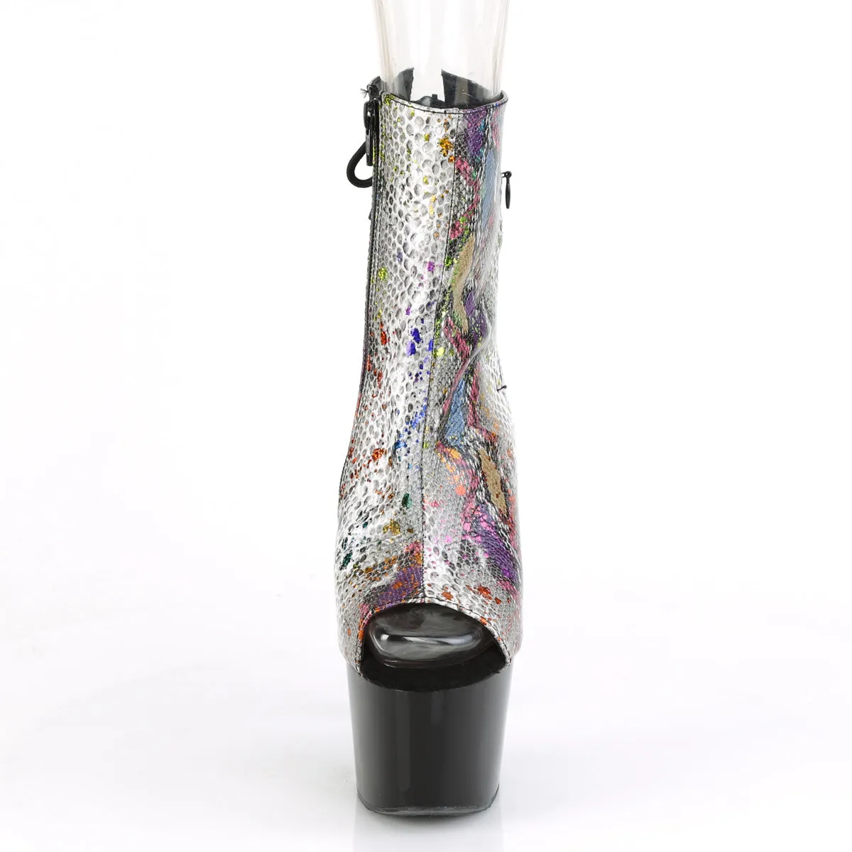 ADORE-1018SP  Multi-Color Snake Print/Black