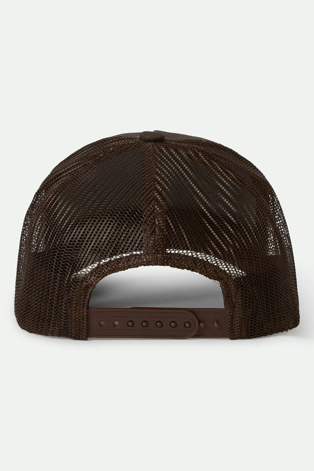 Alpha Block Netplus Trucker Hat - Brown/Brown