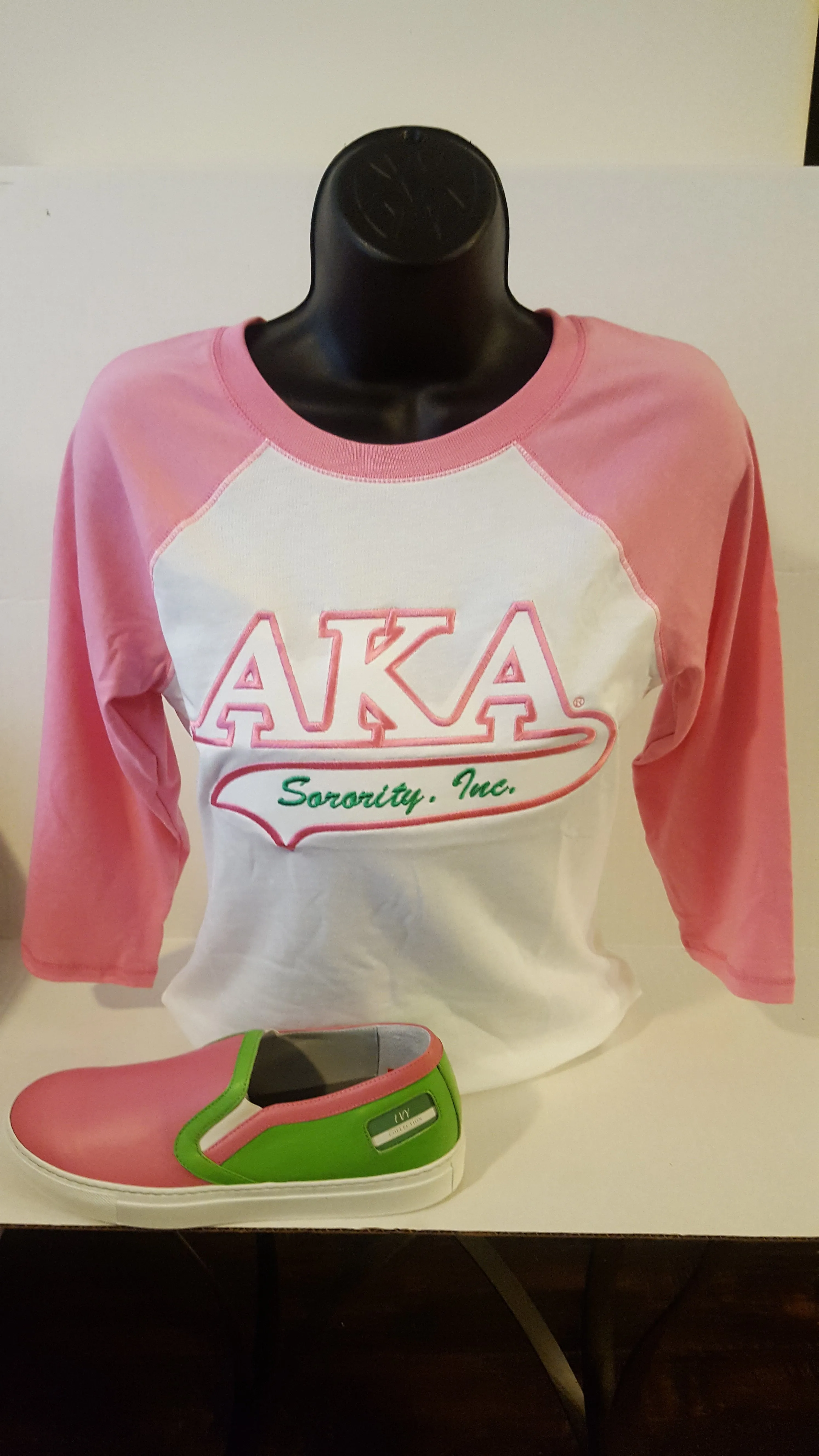 Alpha Kappa Alpha Baseball Tee(Tail Design)