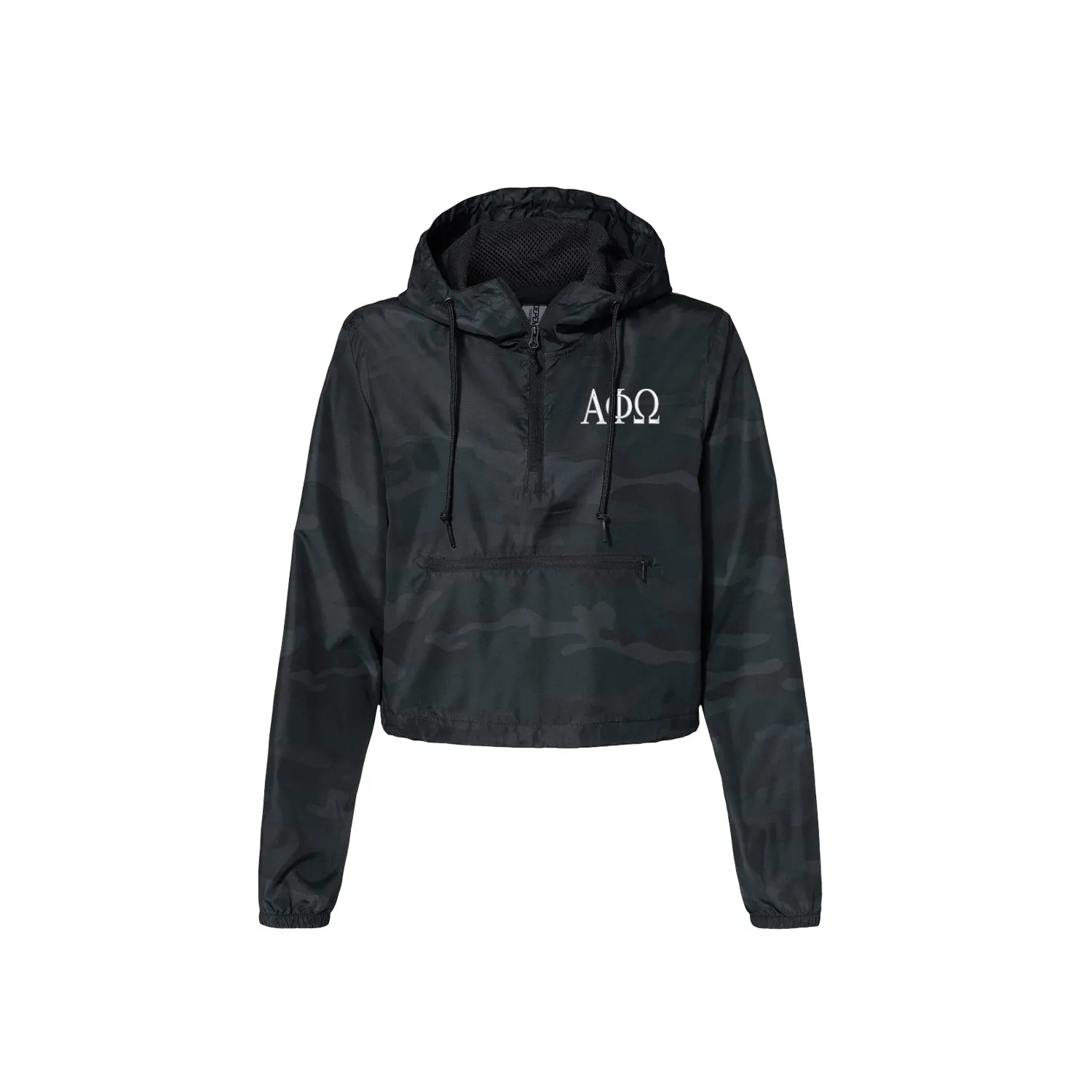 Alpha Phi Omega Crop Windbreaker