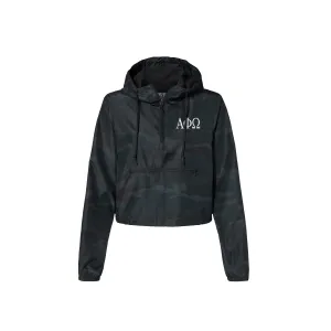 Alpha Phi Omega Crop Windbreaker