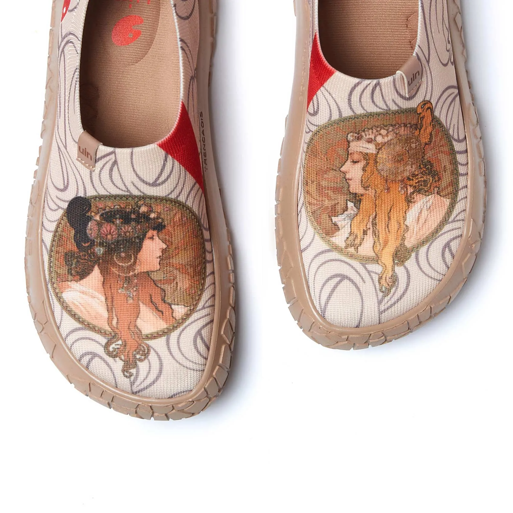 Alphonse Mucha Brunette & Blonde Toledo IV Women