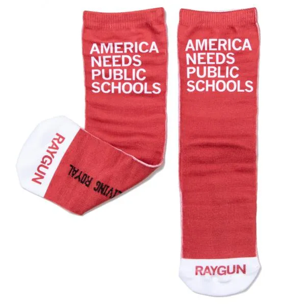 America Needs Public Schools Socks