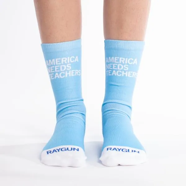 America Needs Teachers Socks