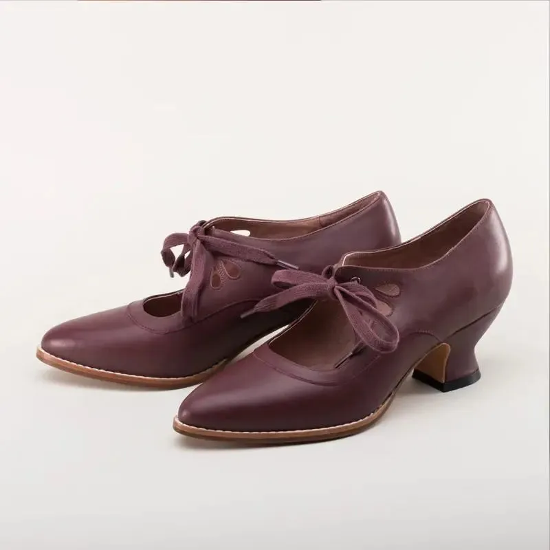 Angela™ - Orthopedic Leather Heeled Sandals