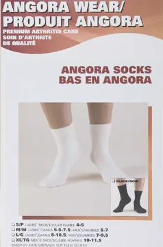 Angora Socks: Premium Arthritis Care-79600