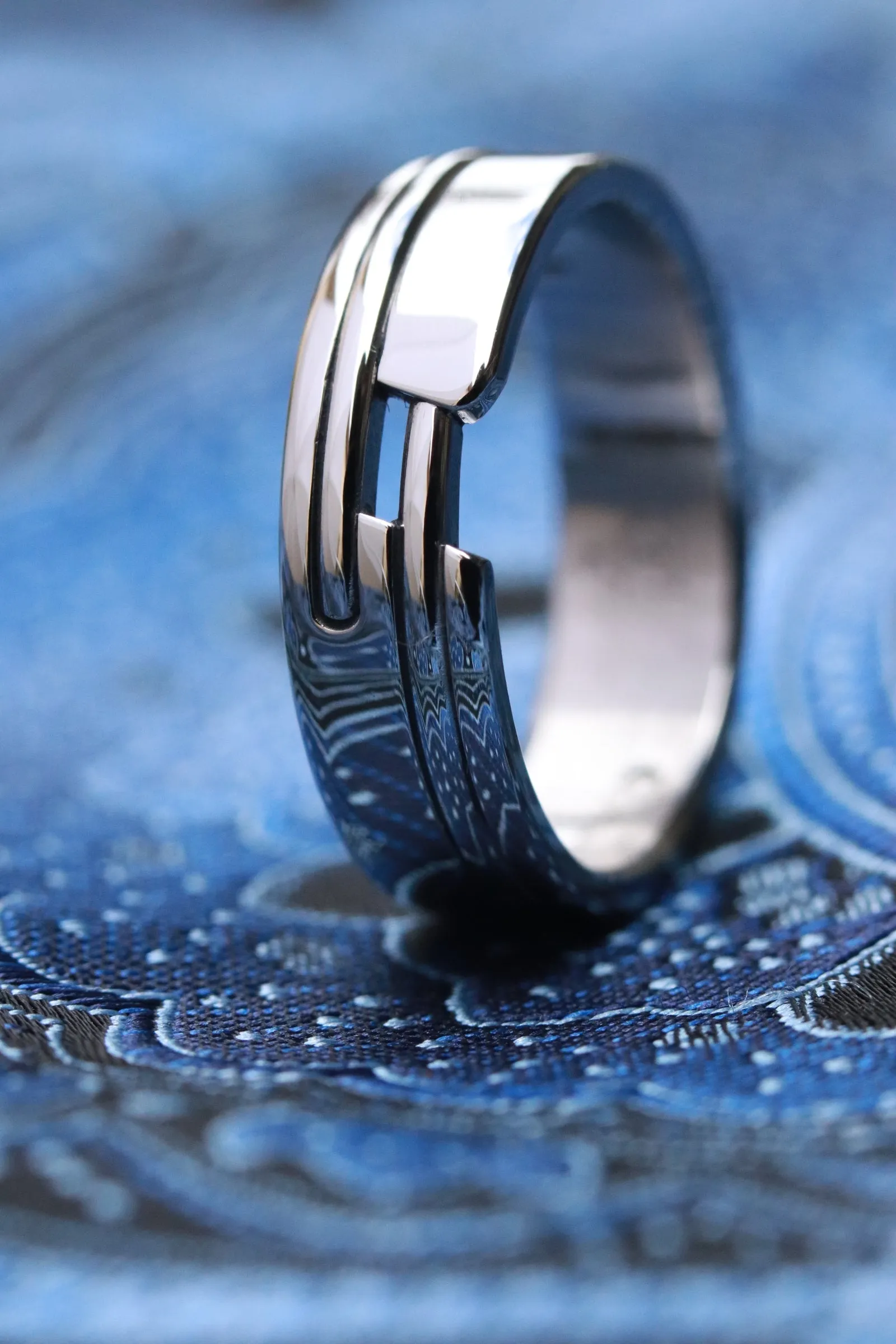 APPROXI2 handmade stainless steel ring (not casted) hypoallergenic rings wedding band women's