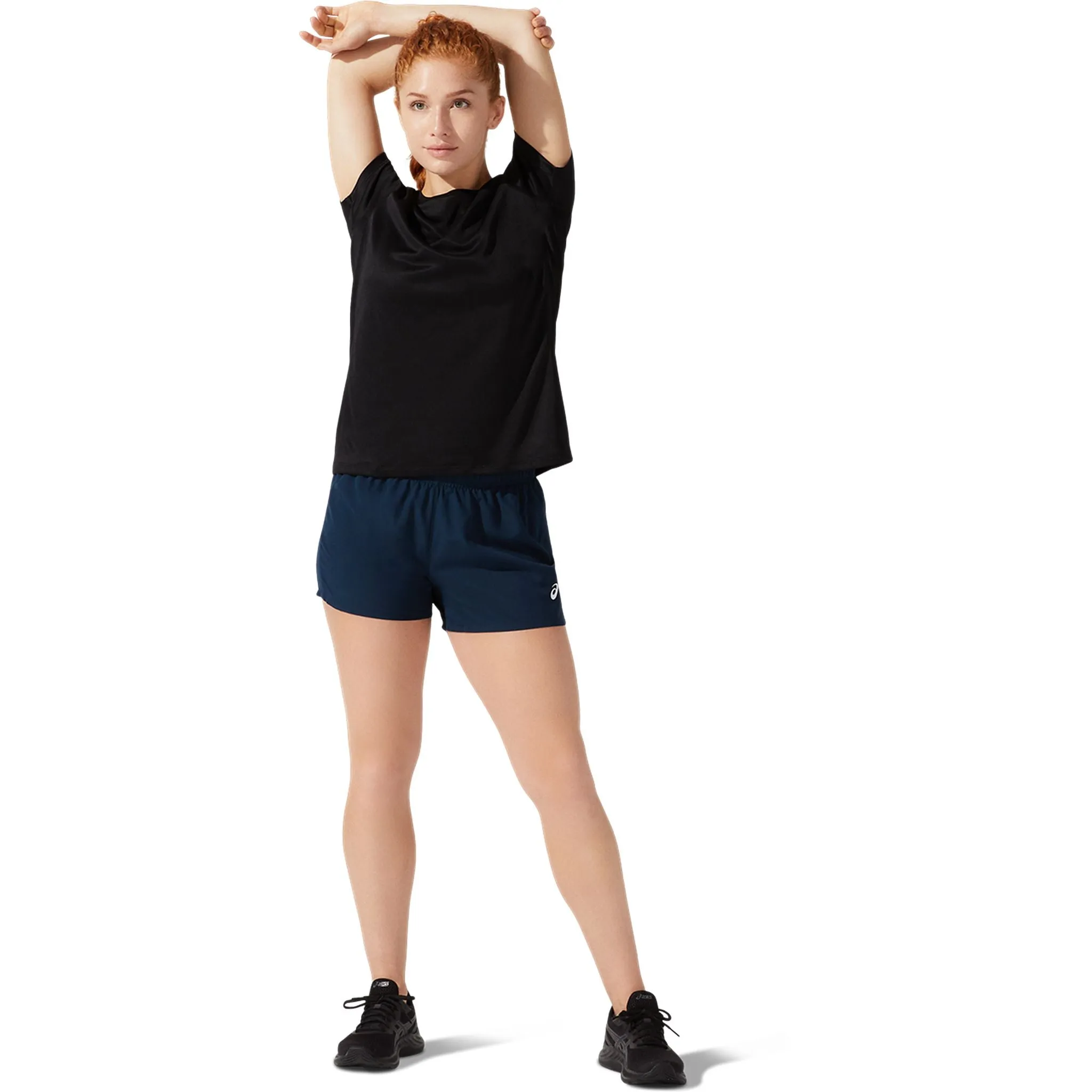 ASICS Silver Womens Short Sleeve Top