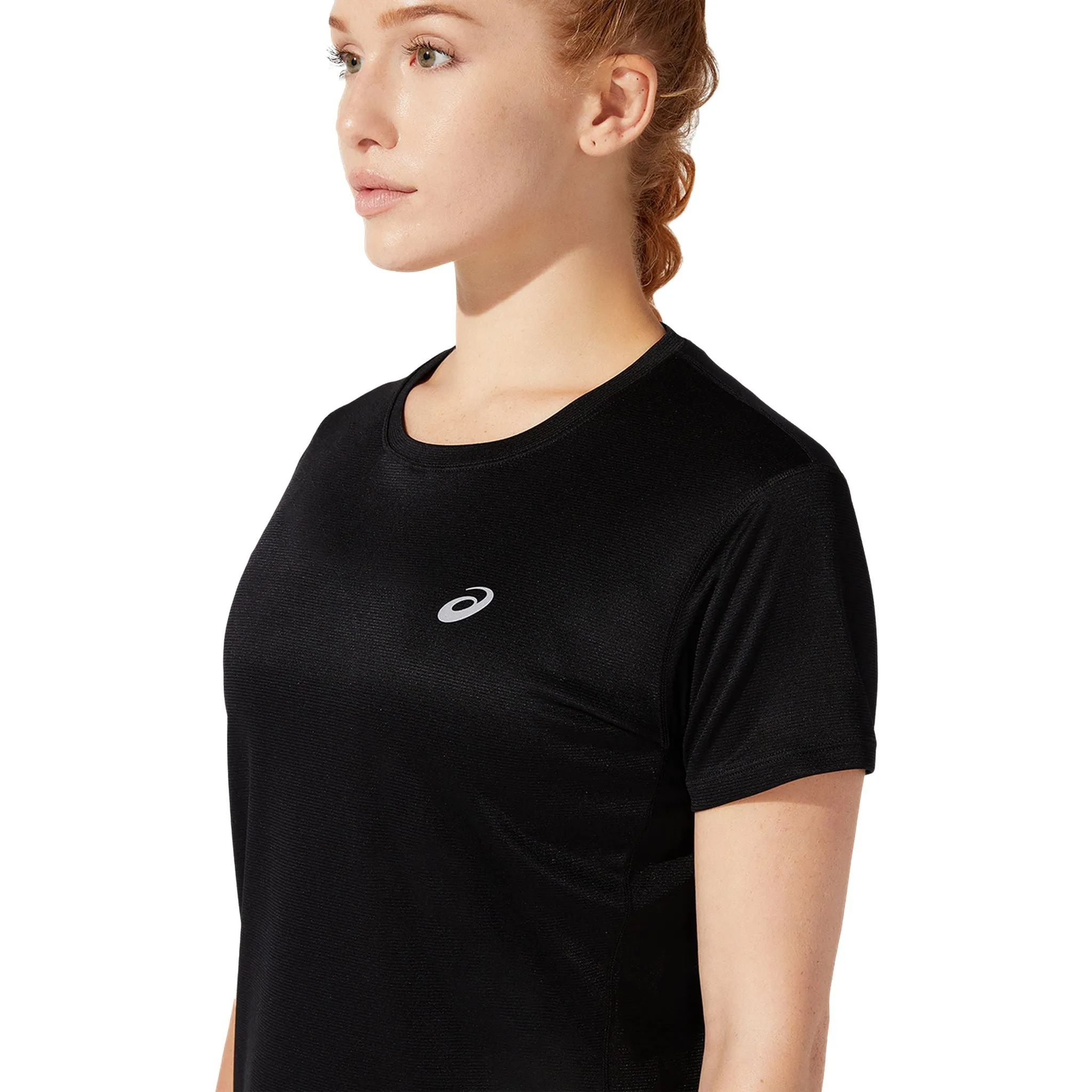 ASICS Silver Womens Short Sleeve Top