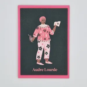 Audre Lourde Iconic Women Greeting Card