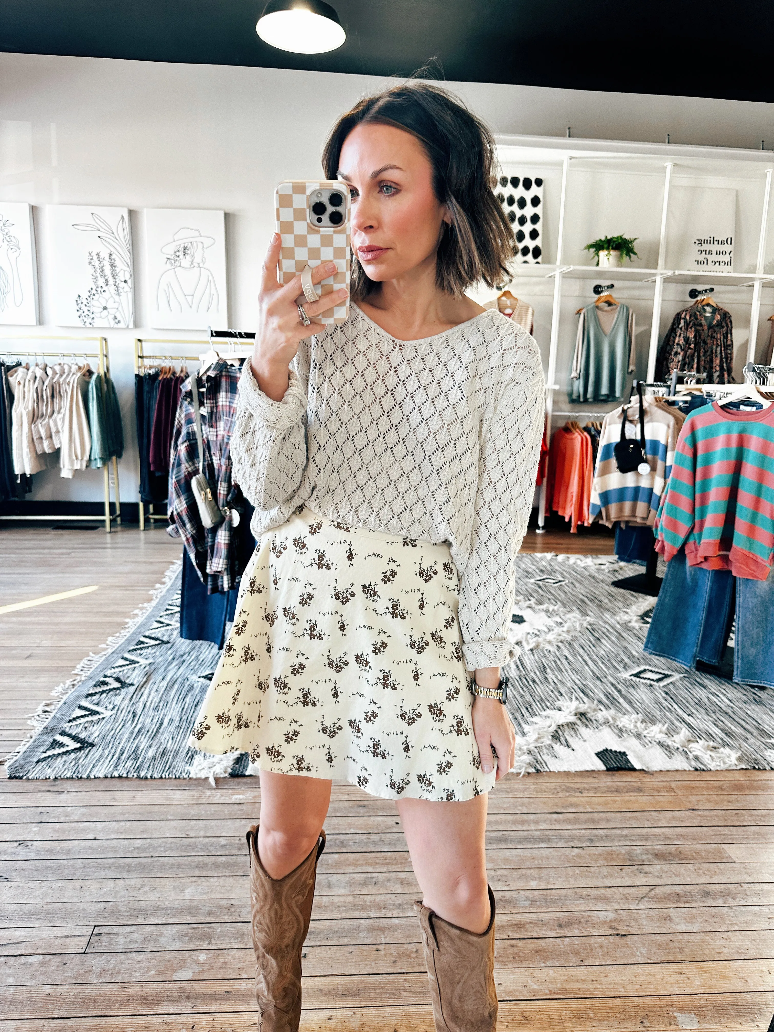 Aurora Crochet Lightweight Sweater