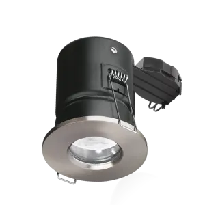 Aurora EN-FD103SN EFD GU10 IP65 Aluminium Fire-Rated Downlight - Satin Nickel