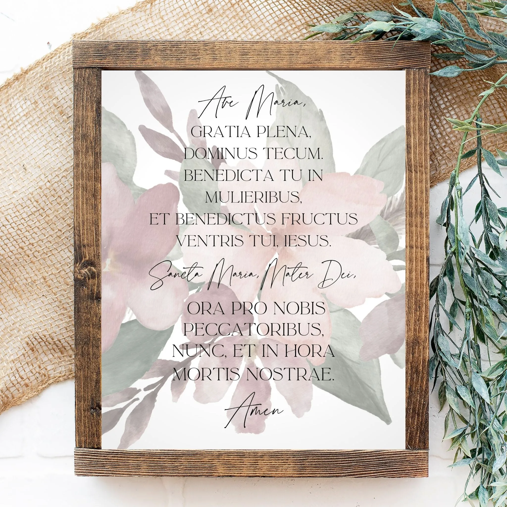 Ave Maria - Printable Wall Art
