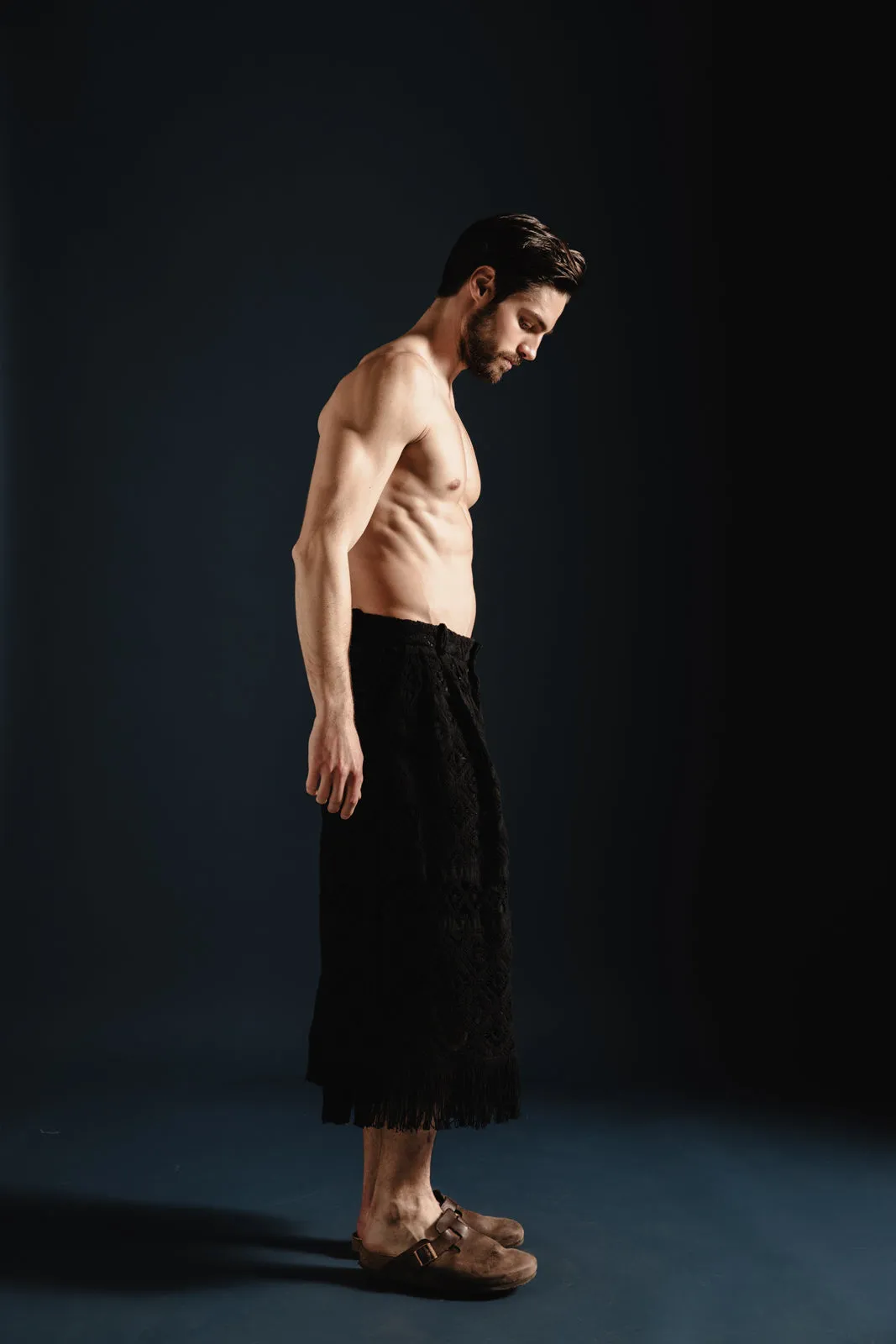 Azura Handmade Cropped Pants Black