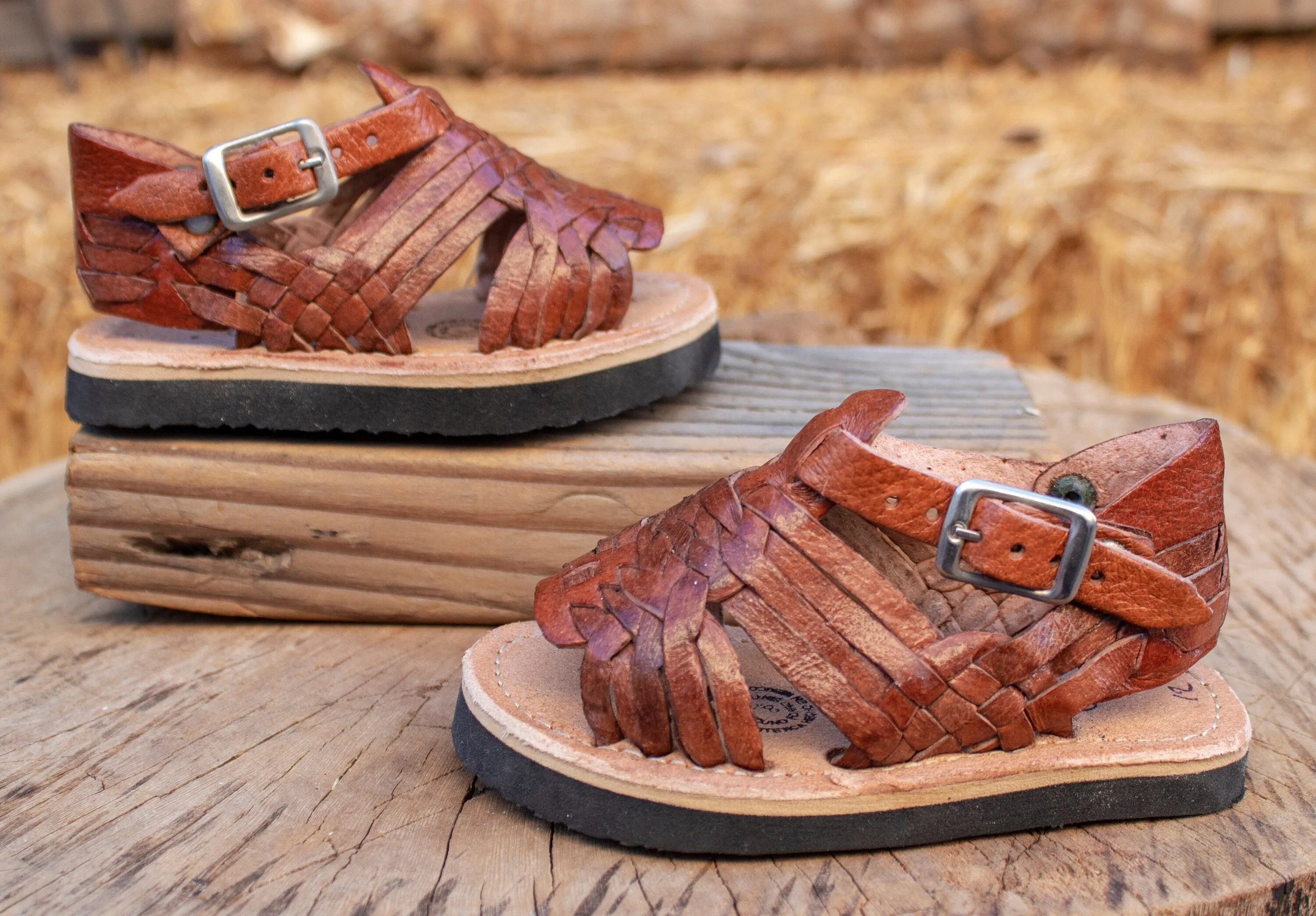 Baby Walker toddler BOYS girls brown MEXICAN SANDALS huaraches