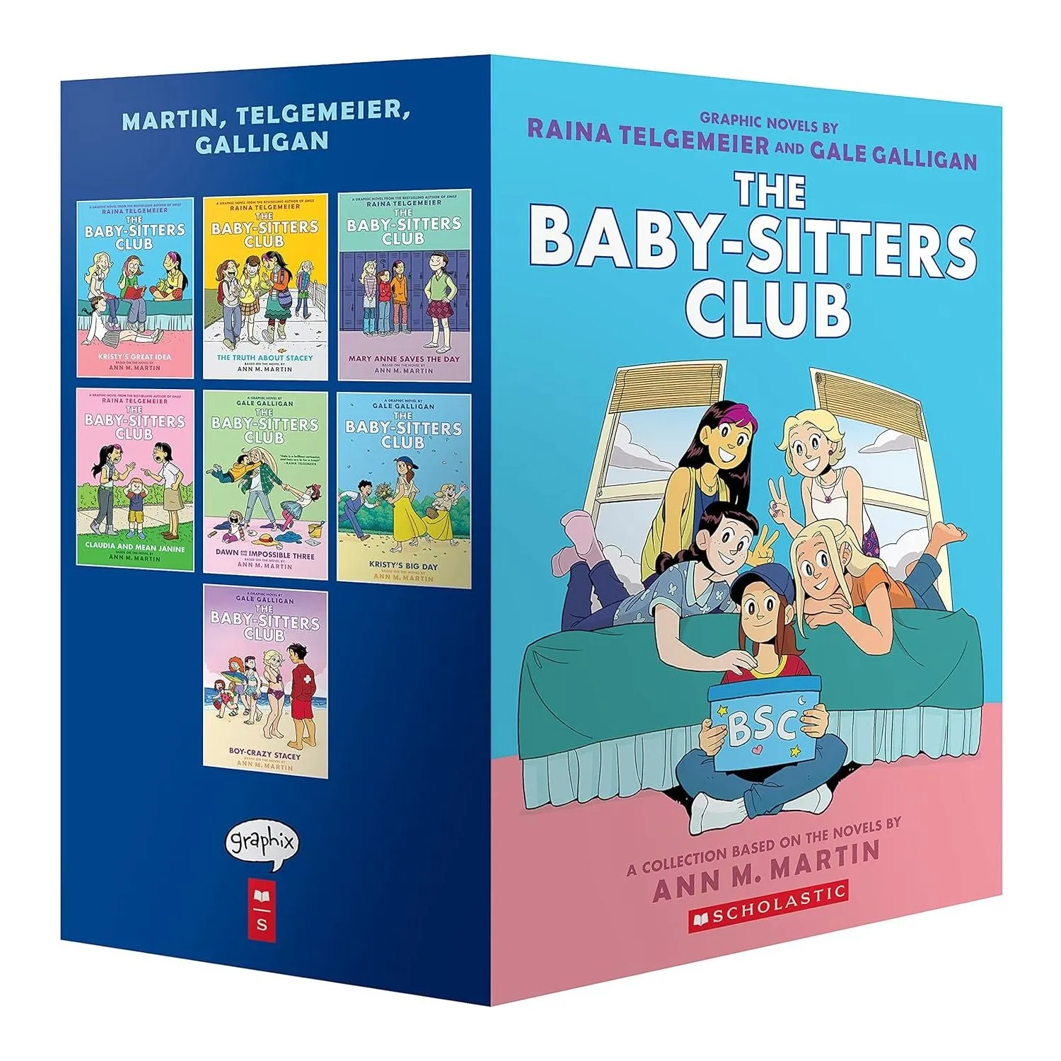 Babysitters Club Graphix #1-7 Box-Set: Full-Color Edition (Baby-Sitters Club Graphic Novel)