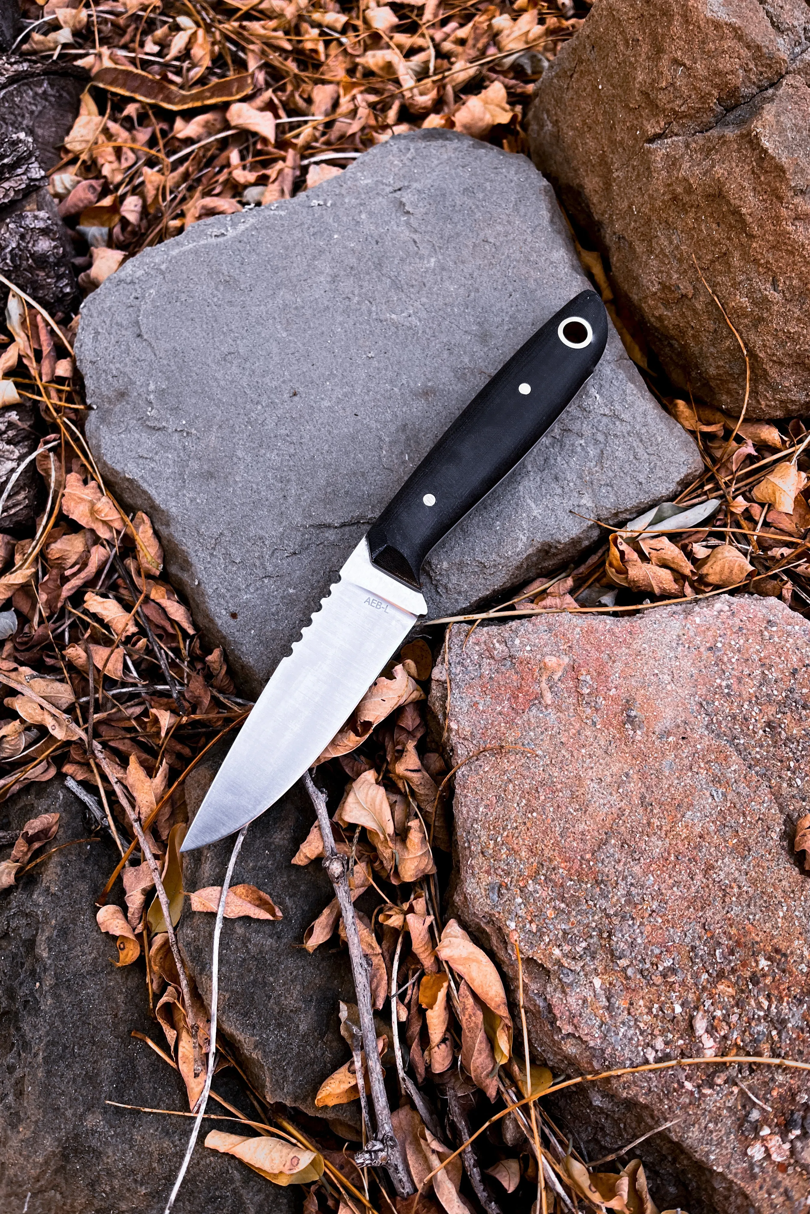 Backlander - (Micarta) W/Belt Dangler Knife Sheath