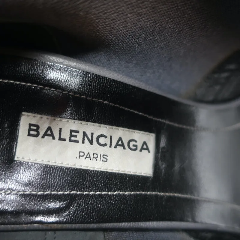 Balenciaga Stretch Open Toe Booties Gray Size 37.5 High Heel Ankle Boots