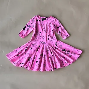 Ballet-Splatter dress | Pink