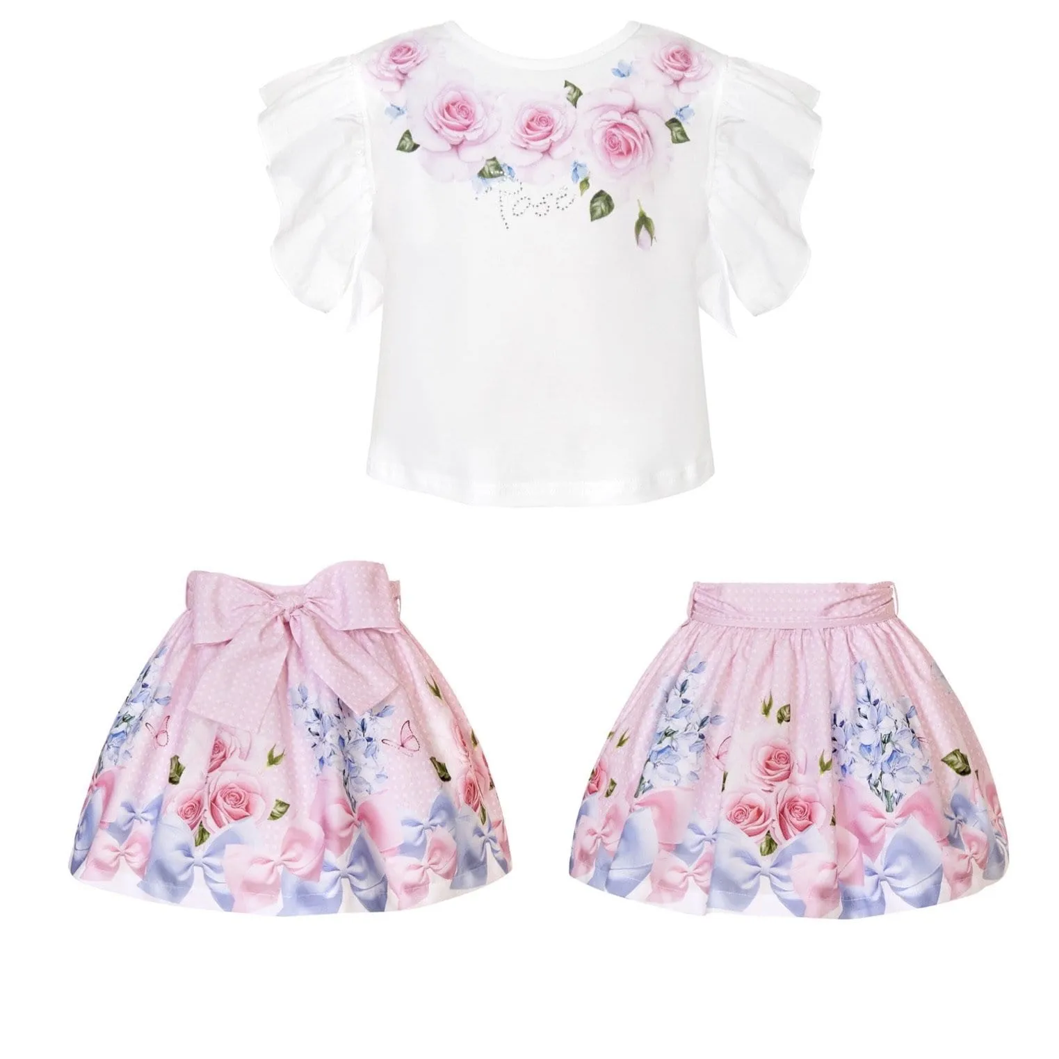 BALLOON CHIC - Rose Skirt Set - Pink