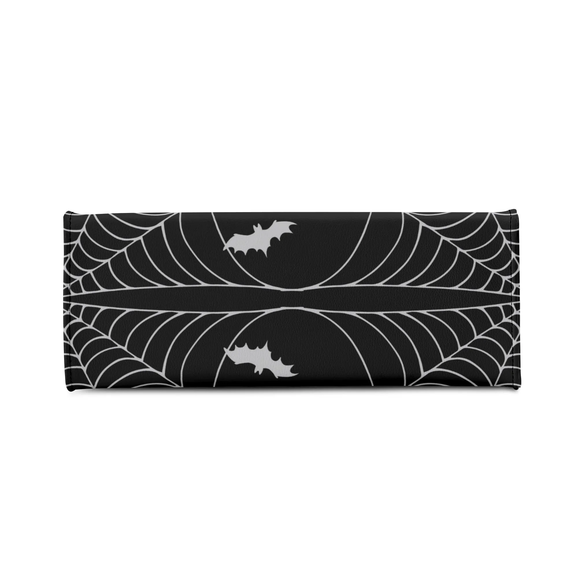 Bats & Spiderwebs Goth Luxury Women PU Leather Handbag