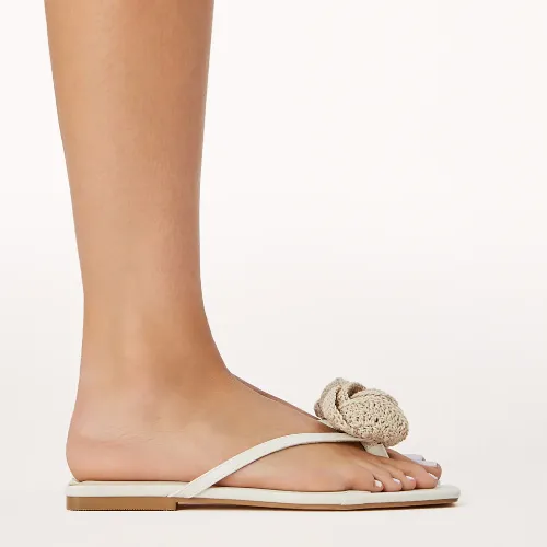 Billini - Idella Sandal | Cream Crochet