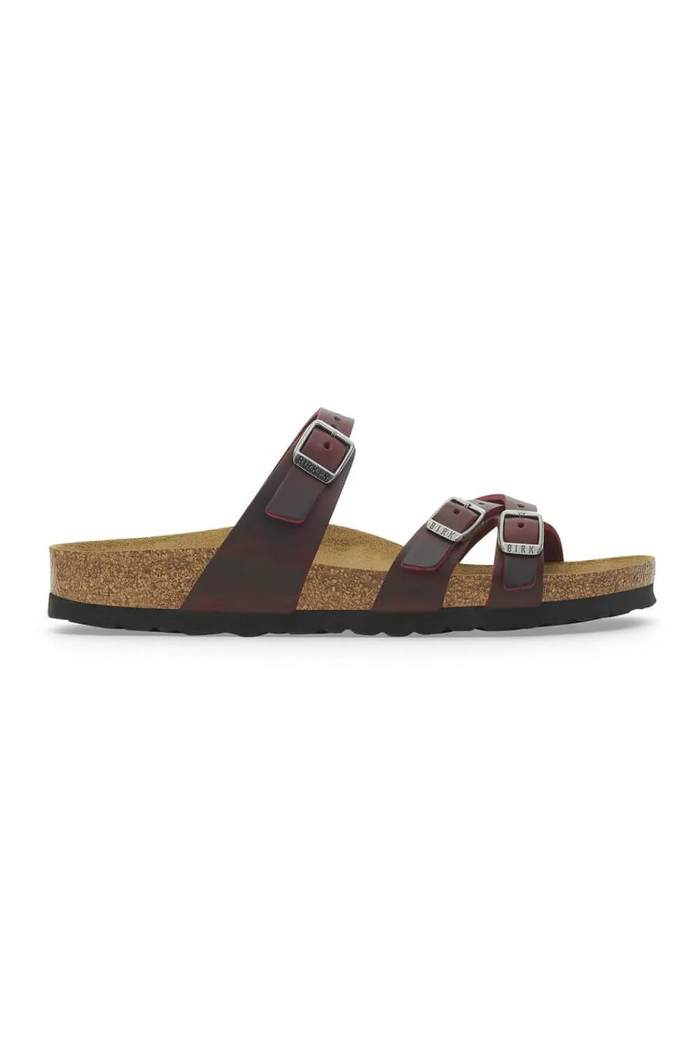 Birkenstock Franca Oiled Leather Sandals for Women in Zinfandel | 1028019