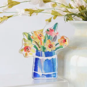 Bitty Daffodil Acrylic Block