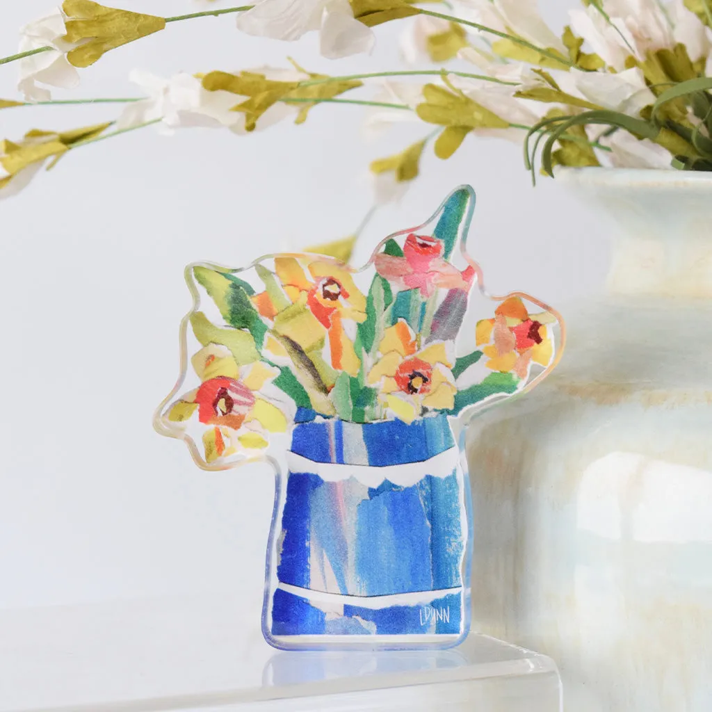 Bitty Daffodil Acrylic Block
