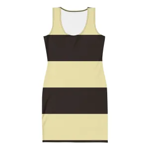 Black Gold Stripes - Inspired By Taylor Swift - Sustainably Made Dress