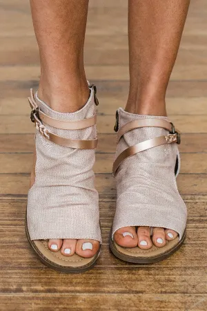 Blowfish Blumoon Sandals- Rose Gold & Blush