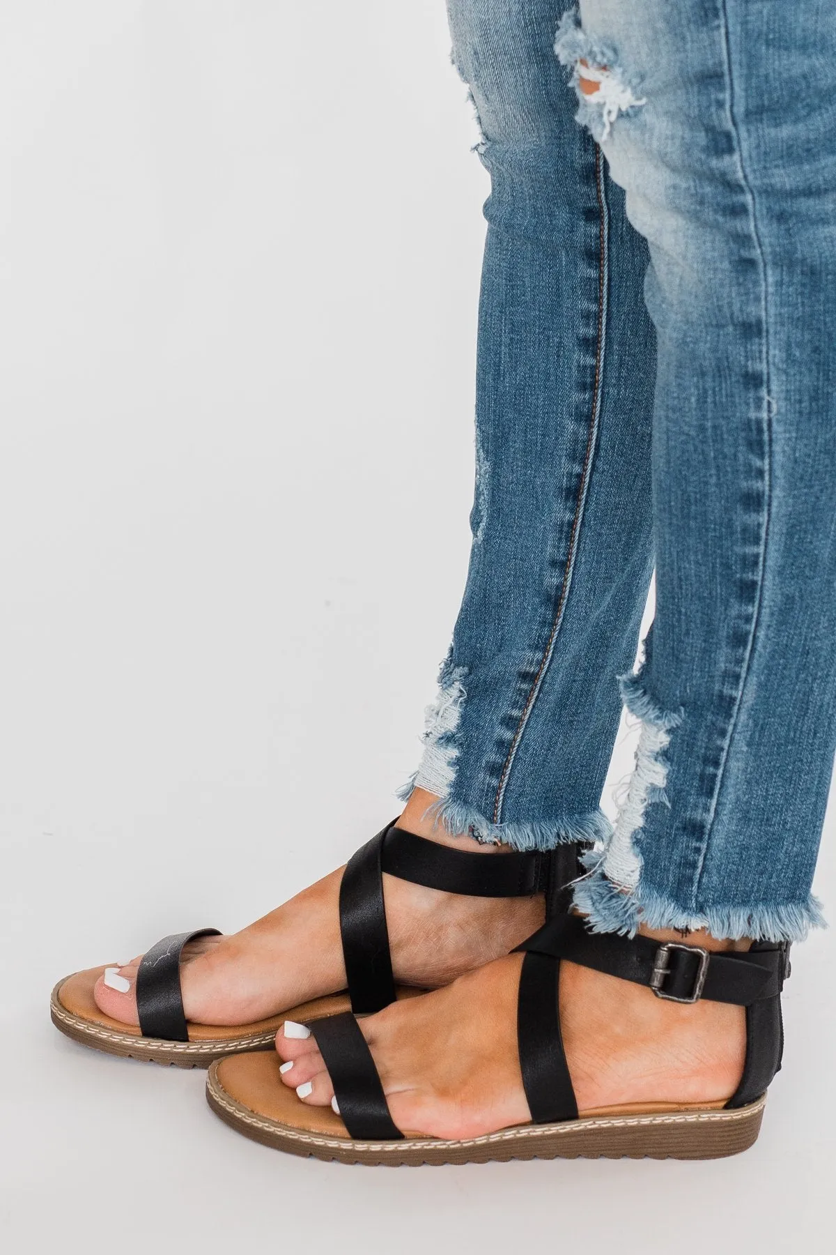 Blowfish Ozone Sandals- Black