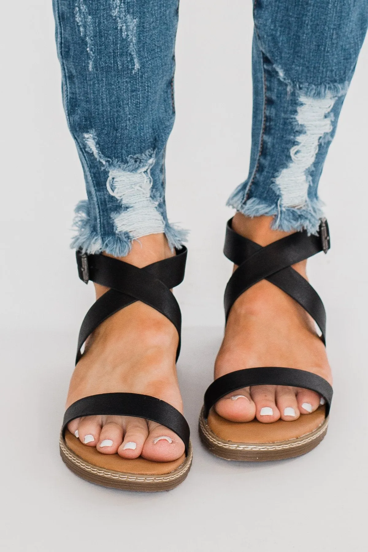 Blowfish Ozone Sandals- Black