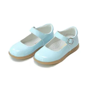Blue Chloe Scalloped Mary Jane