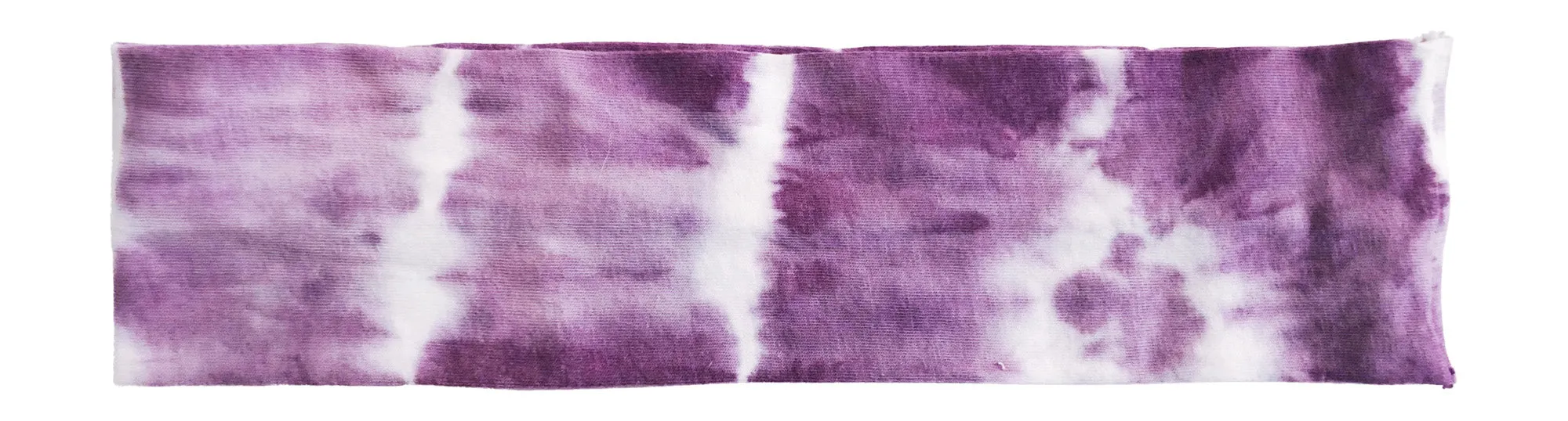 Boho Headband, Light Purple Tie Dye