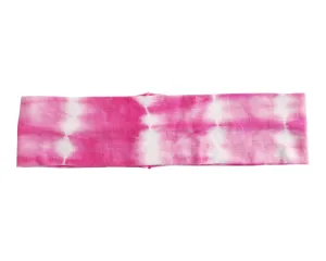 Boho Headband, Pink Tie Dye