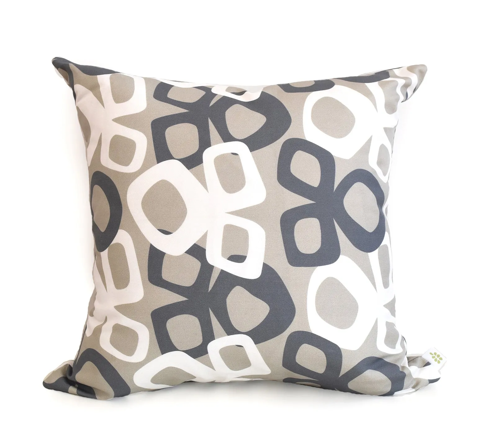 Bow Linen Cotton Pillow (18x18) – Ink