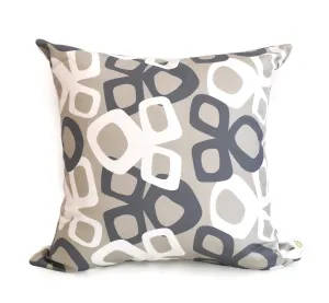 Bow Linen Cotton Pillow (18x18) – Ink