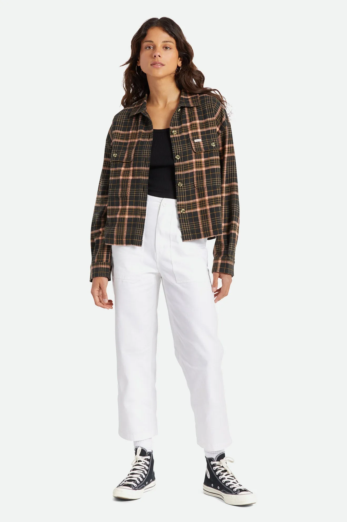 Bowery Women's Lightweight L/S Flannel - Dove