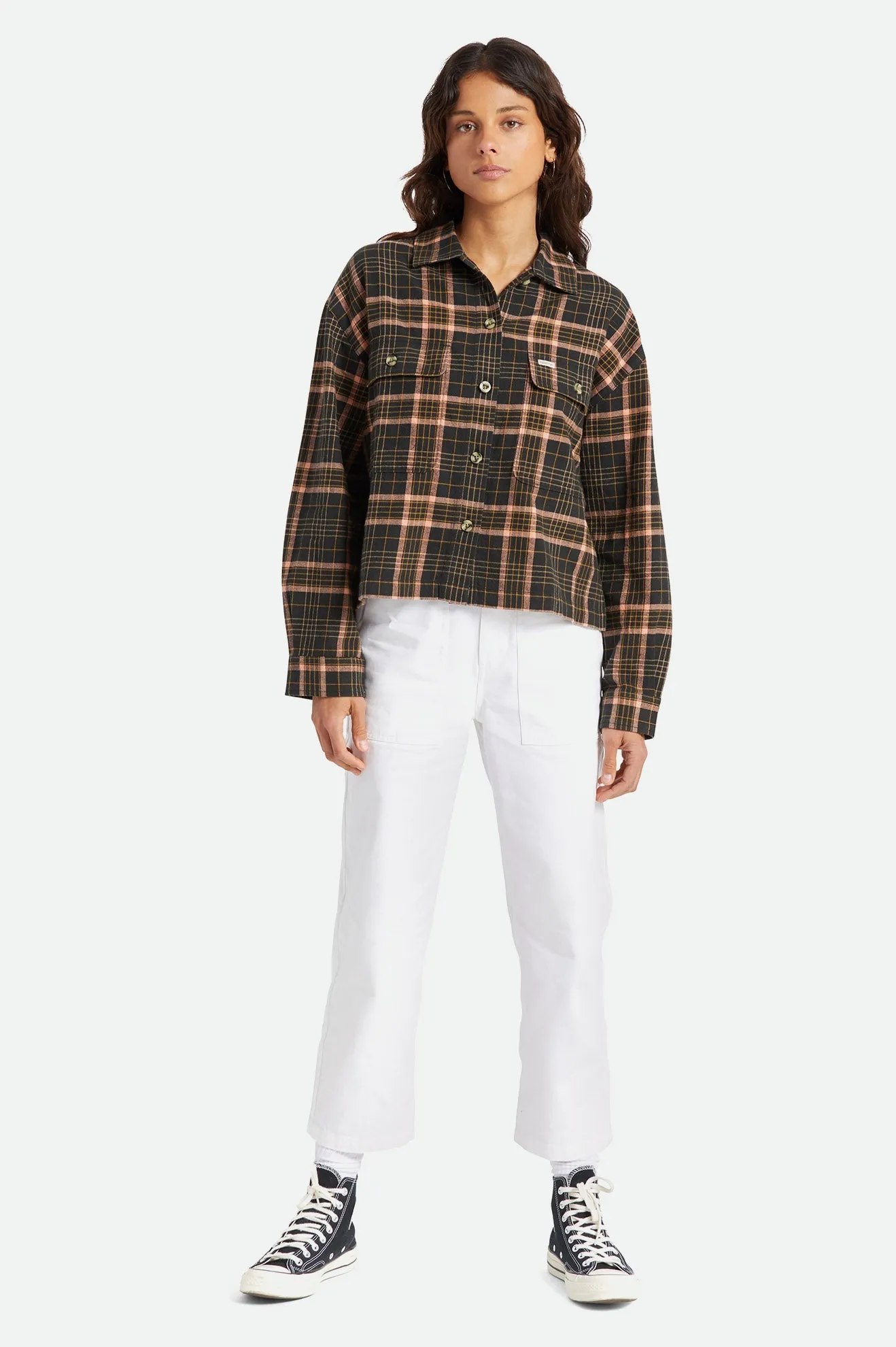 Bowery Women's Lightweight L/S Flannel - Dove